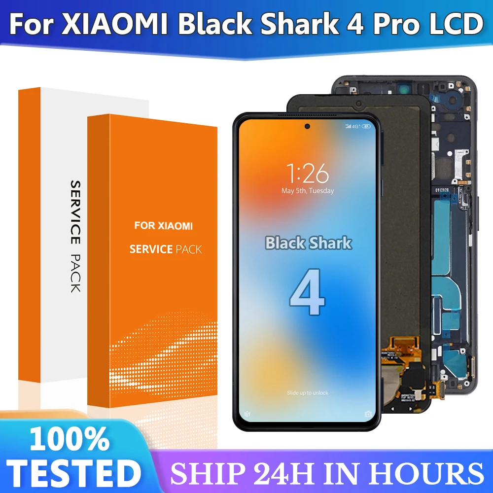 

AAA Quality ​For Xiaomi BlackShark 4 Shark LCD Display PRS-H0/A0 Touch Screen Digitizer Assembly For Xiaomi Black Shark 4 Pro