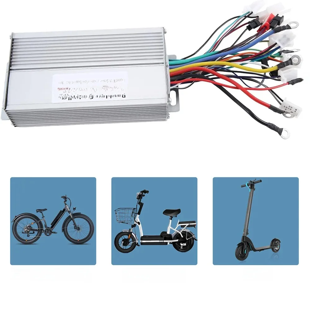 AliExpress NONE 48V 60V 64V 72V 1000W 1500W Electric Controller 12 Tube Dual Mode Brushless Controller Speed Motor for scooter e-bike skateboard