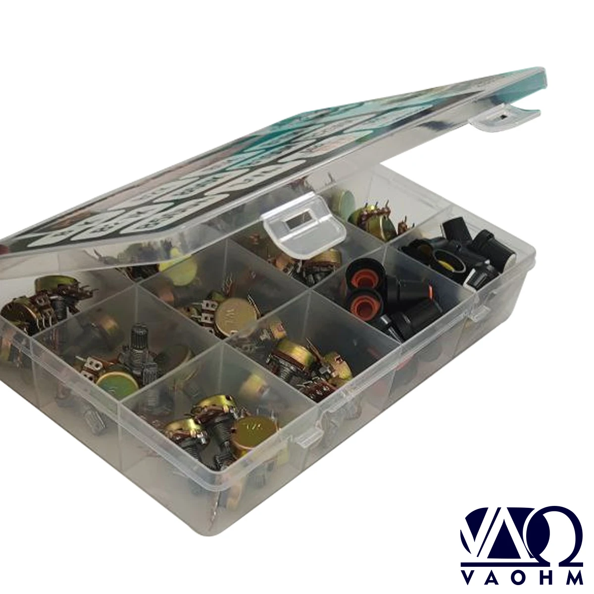 10 TIPOS 50 PCS WH148 1K-1M CONJUNTO DE POTENCIÔMETRO