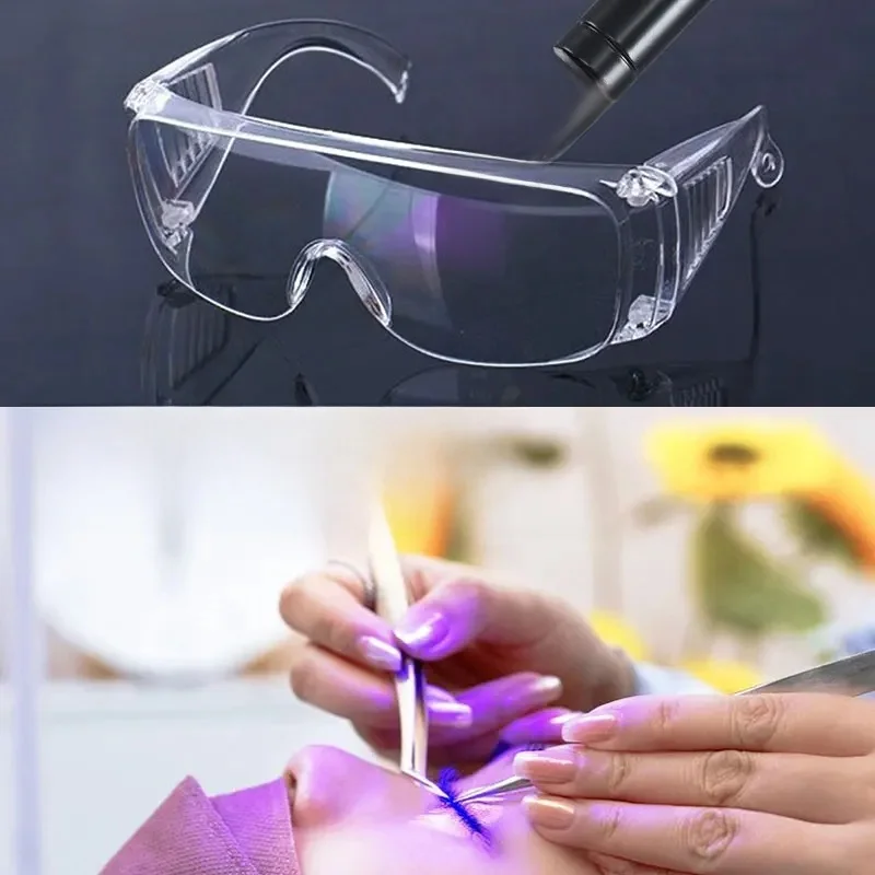 AliExpress XINYILEJIA UV Protective Glasses For False Lash Eyelash Extension Safety Ray Protection Wind Dust Proof Unisex Eye Cycling lens UV Goggle