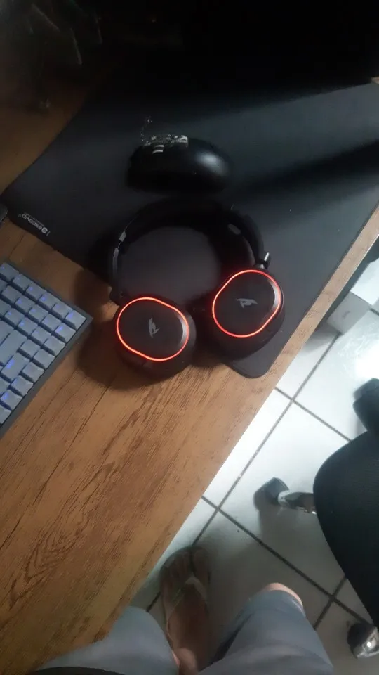 Picun G2 2.4G Wireless Gaming Headset Bluetooth Headphones 5ms Low Latency 7.1 Surround ENC Mic For PC PS4 PS5 Phone Switch photo review