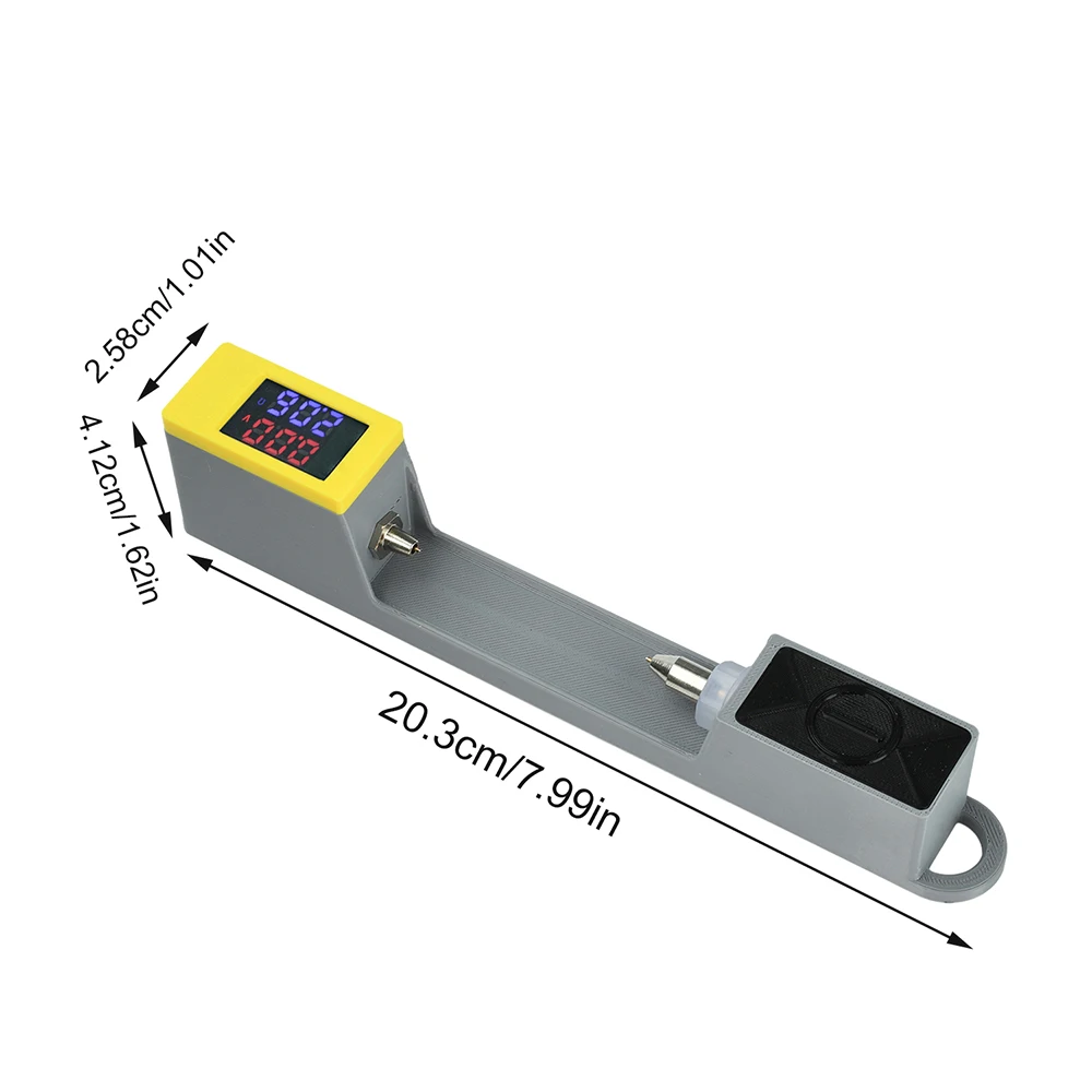 VR452 DC 4–12V 4-wire internal resistance tester, 0.56-inch dual-display battery voltage and internal resistance tester