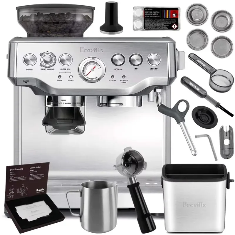 FREE SHIPPING BEST NOW!!! Brevilles BES990BSS Fully Automatic Espresso Machine Oracle Touch Coffee Machine