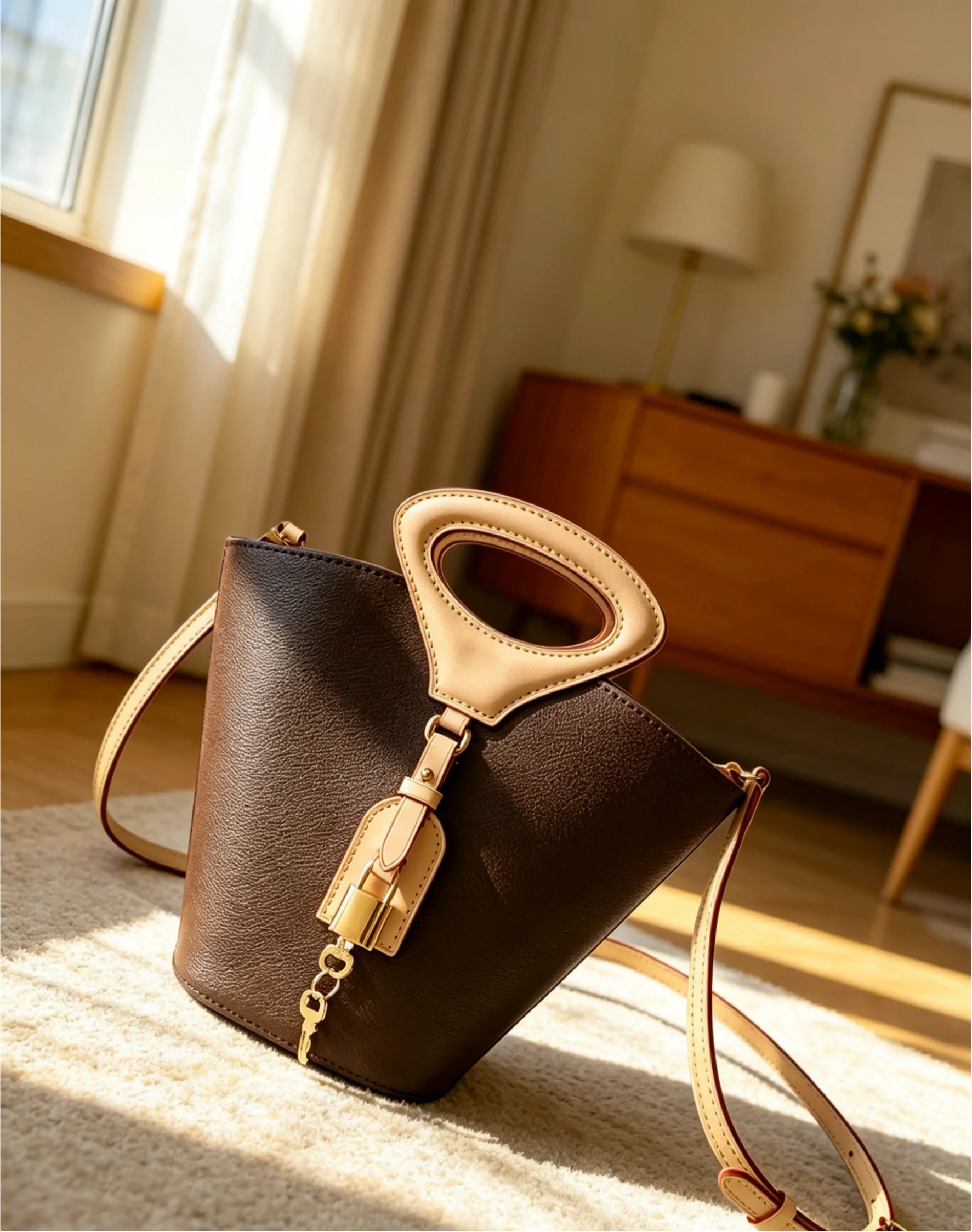 

2026 Size: 12x18x7 cm no box New Model Versatile and Fashionable Real Leather Bag - Durable,High-Quality and Affordable