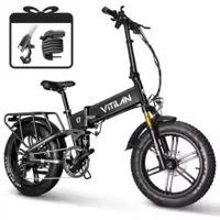 BRAND NEW Vitilan i7 Pro 3.0 E-bike for Adults 750W Folding E-Mountain bike 48V20AH 20 inch Fat Tire Off Road Electric Bike