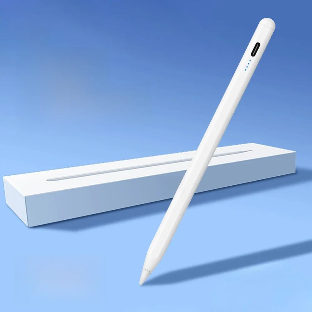 Pióro Stylus z Wskaźnikami Mocy LED i Funkcją Odrzucania Dotyku Dłoni do Apple Pencil, Kompatybilne z iPady z 2025, 2022, 2021, 2020, 2019, 2018 — zdjęcie 2