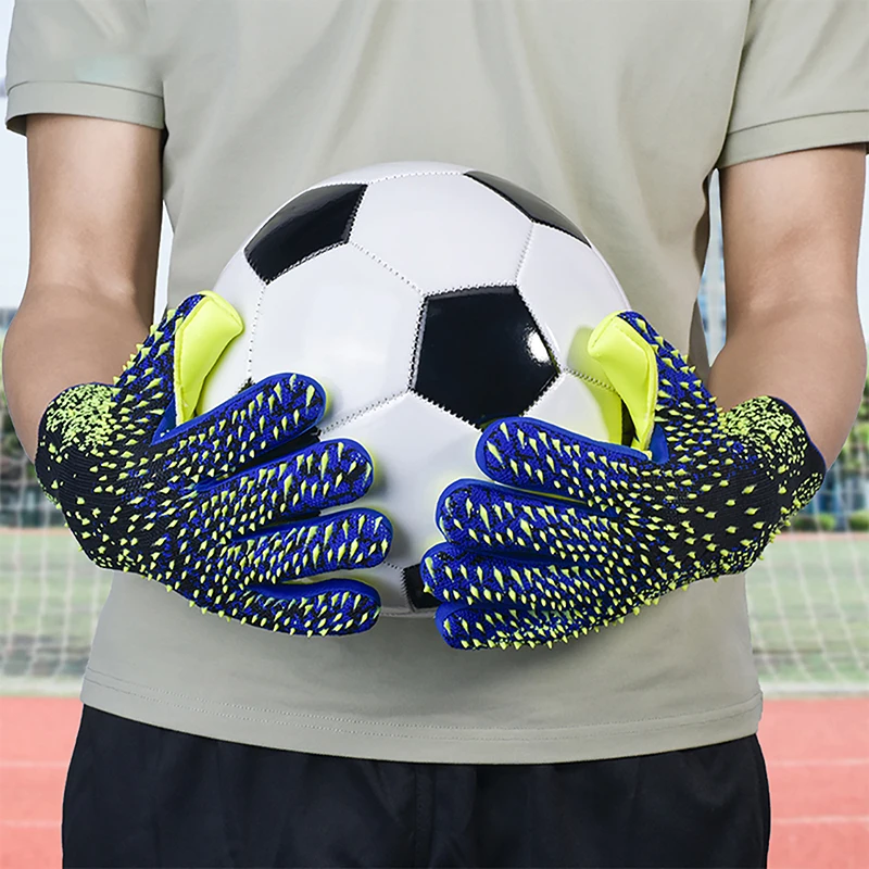 Soccer Goalkeeper Gloves Thickened Children Adult Latex Fingerless Training Breathable Comfortable Soccer Goalkeeper Gloves