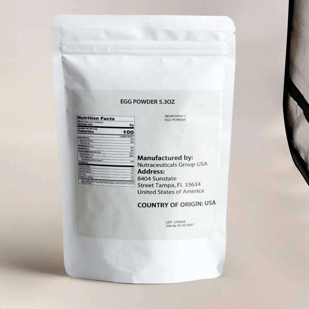 5.3OZ Egg Powder, Fine Egg Powder for Baking and Cooking, Cakes, Bread, Pancakes, Waffles, Noodles and Baking Mixes, Versatile Pantry Ingredient for Home Kitchen