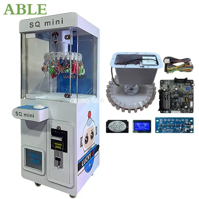 RY Clip Machine Kit - 30 Clips Arcade Joystick Crane Coin Acceptors For Children Vending Machine