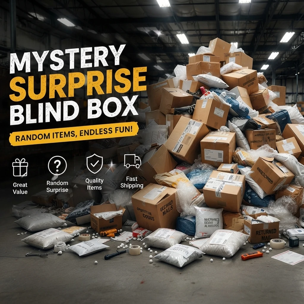 Mystery Gift Box – Random Electronics, Toys & Home Items | Fun Surprise Unboxing Gift for Adults