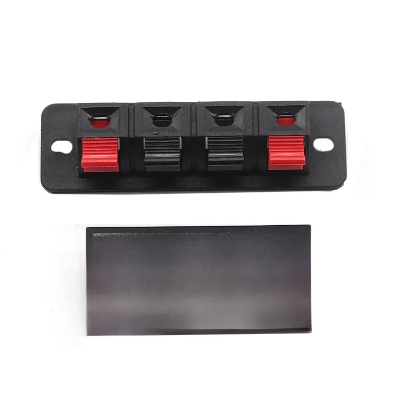 Borne de connecteur en plastique 2/4 Positions, prise enfichable, charge à ressort, bornes de haut-parleur Audio, Clip pour planche à pain, 5 à 1 pièces
