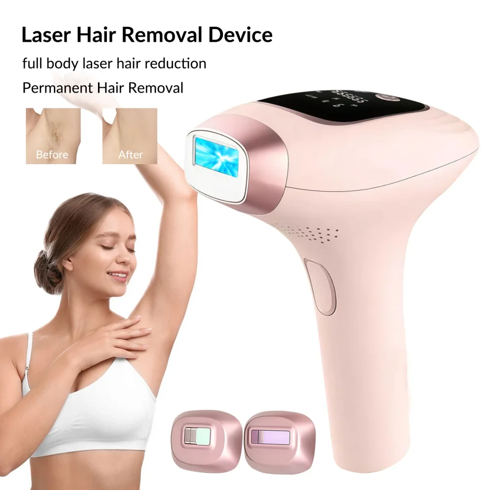 ZJZK NEW 3-in-1 Painless IPL Hair Removal Device with ICE Cooling Technology for Face Body Bikini Line Women Men Fast Shipping