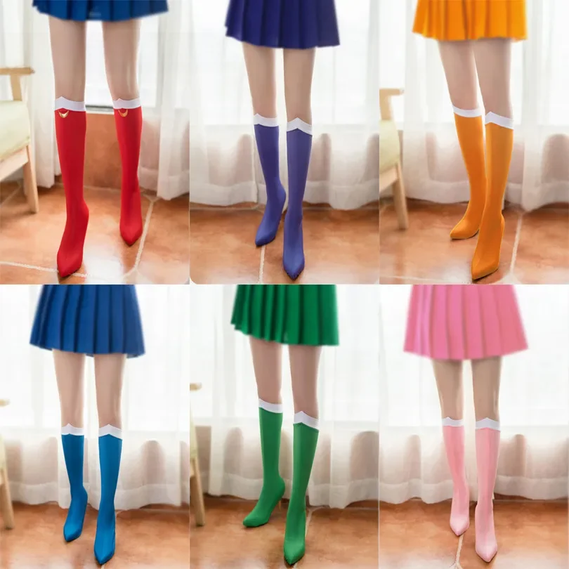Akcesoria do cosplay anime dla kobiet, skarpety, kostium, nakładki na buty do kolan, osłony na buty. — zdjęcie 2