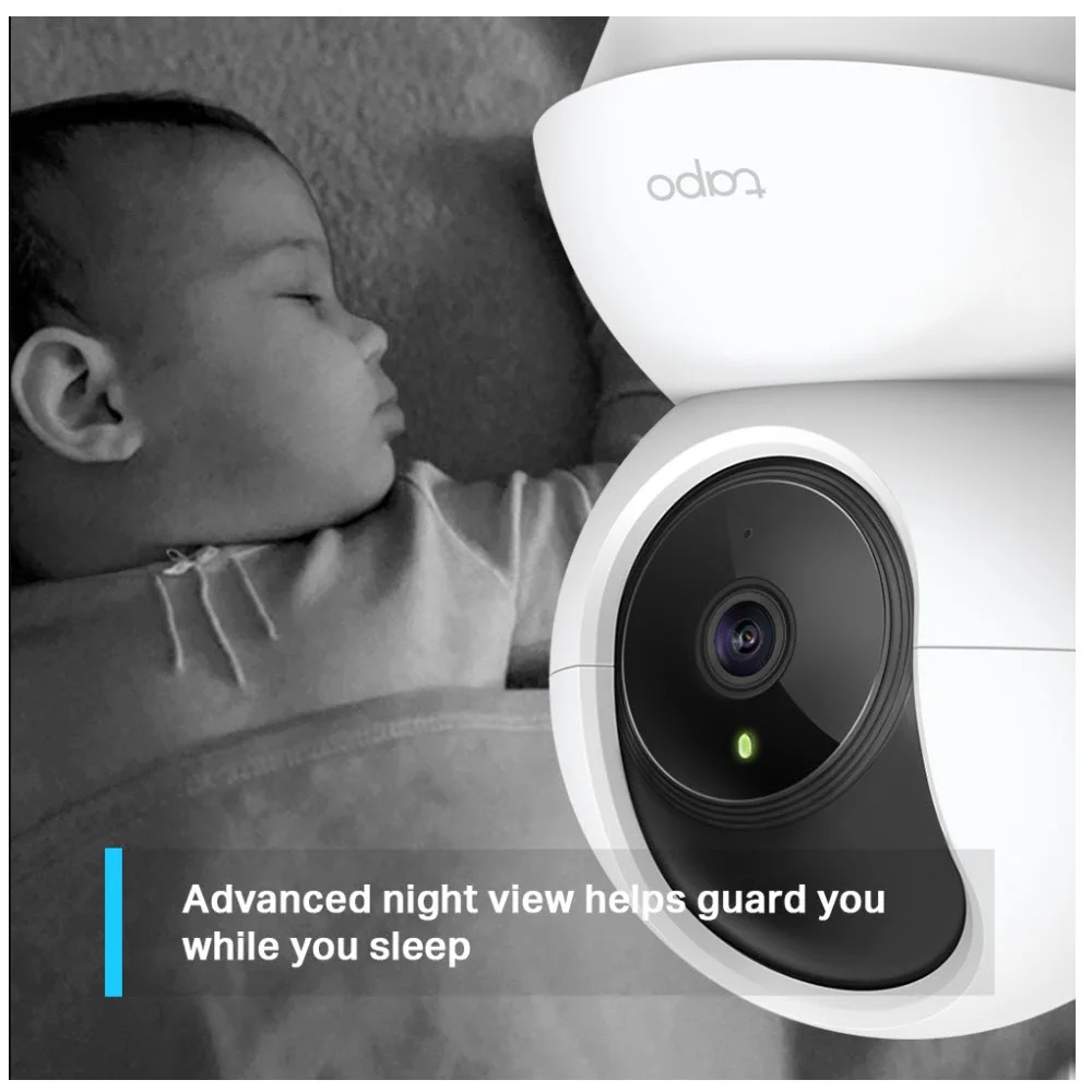 TP-Link, Tapo C200 Smart Wifi Camera, Original Product, Wireless Indoor Security Camera 1080p Up to 30 ft Night Vision
