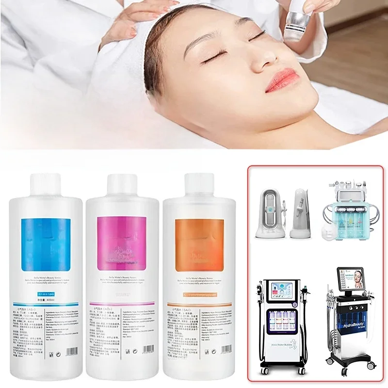 1200ML 3 sztuk/partia hydroface w płynie do Serum do twarzy Aqua peeling 1 SA2 AO3 do głębokiego czyszczenia skóry — zdjęcie 2