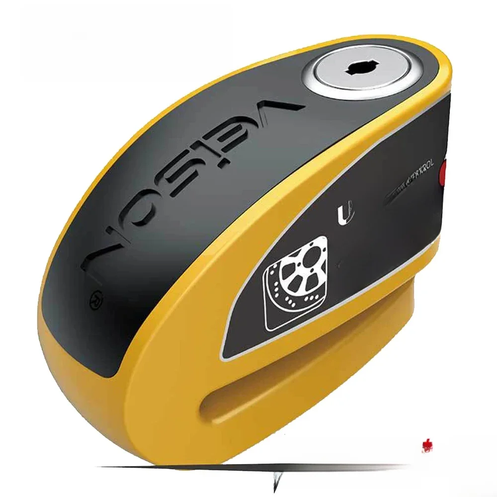 AliExpress 130DB Motorcycle Alarm Lock Bike Disc Lock Warning Security Anti Theft Brake Rotor Padlock Disc Brake Lock Waterproof