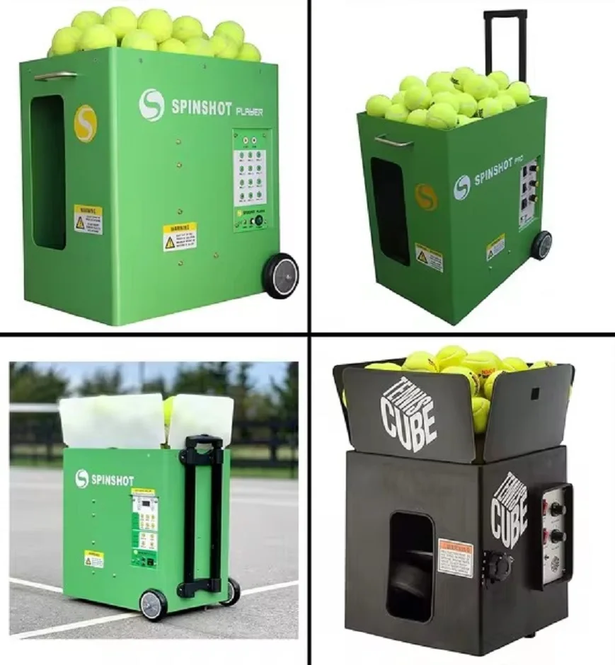 ТОП ПРОДАЖА Spinshot Player Plus II 2 Two Tennis Ball Machine с дистанционным управлением для телефона 1500