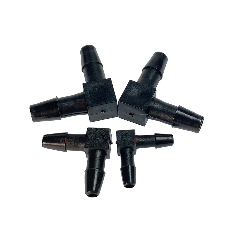 20pcs/Pack Ink Tube Connector L Shape Eco Solvent UV Hose Joint Tube Connecting Pipe For Epson XP600/DX5/DX7 Printer