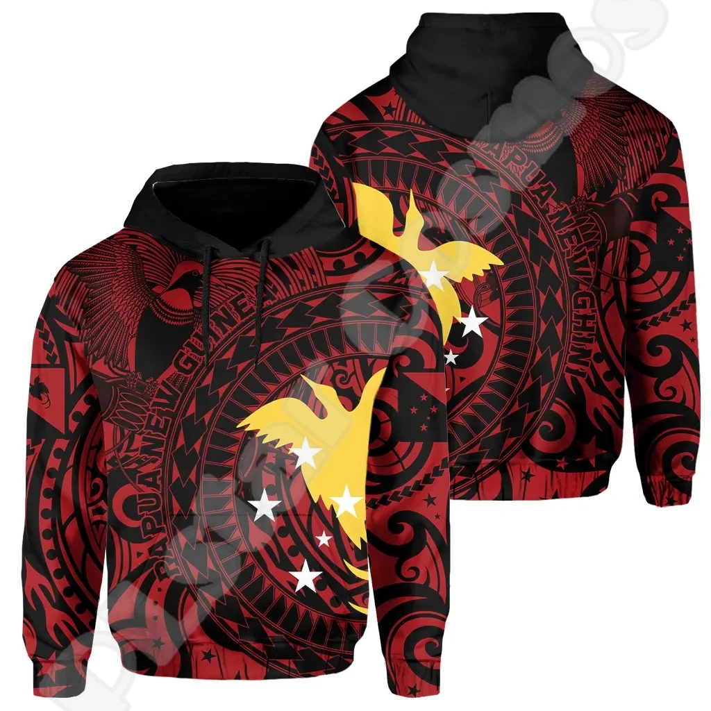 

NewFashion Islands Country Flag Papua New Guinea Culture Tribal Tattoo Retro 3DPrint Pullover Harajuku Casual Hoodies Jacket M24