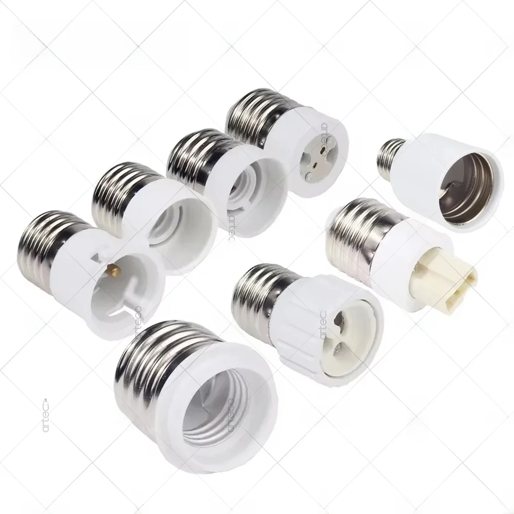 1 pièces E27 mâle à E14 G9 E12 B22 G4 MR16 E40 GU10 femelle lampe Base support de lampe convertisseur prise adaptateur pour LED ampoule de maïs lumières