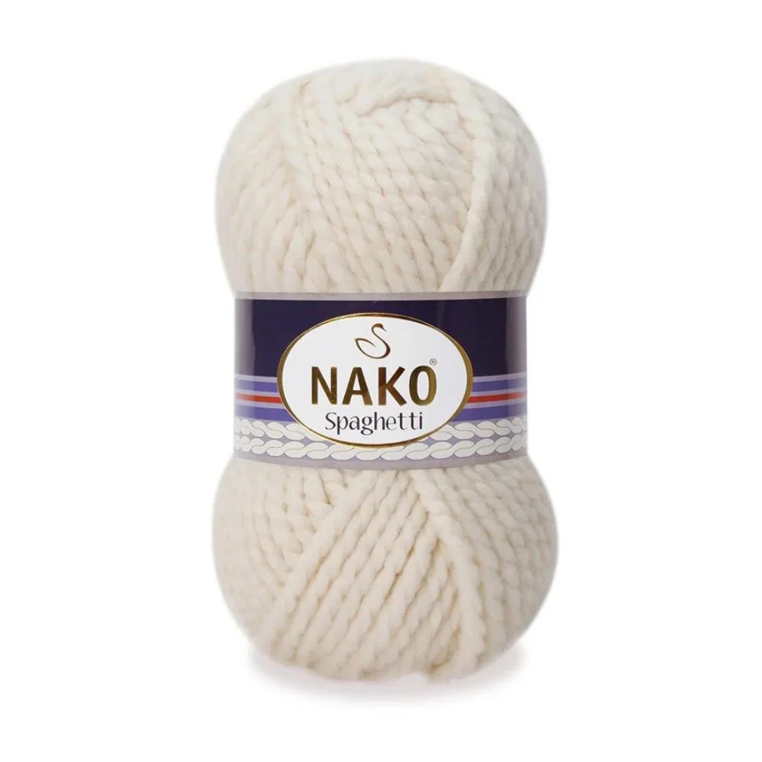 Nako Spagetti 25% Wool,75% Premium Yarn for Hand Knitt Amigurumi Craft Crochet Thread DIY Baby Knitwear Sweater Shawl Ornament