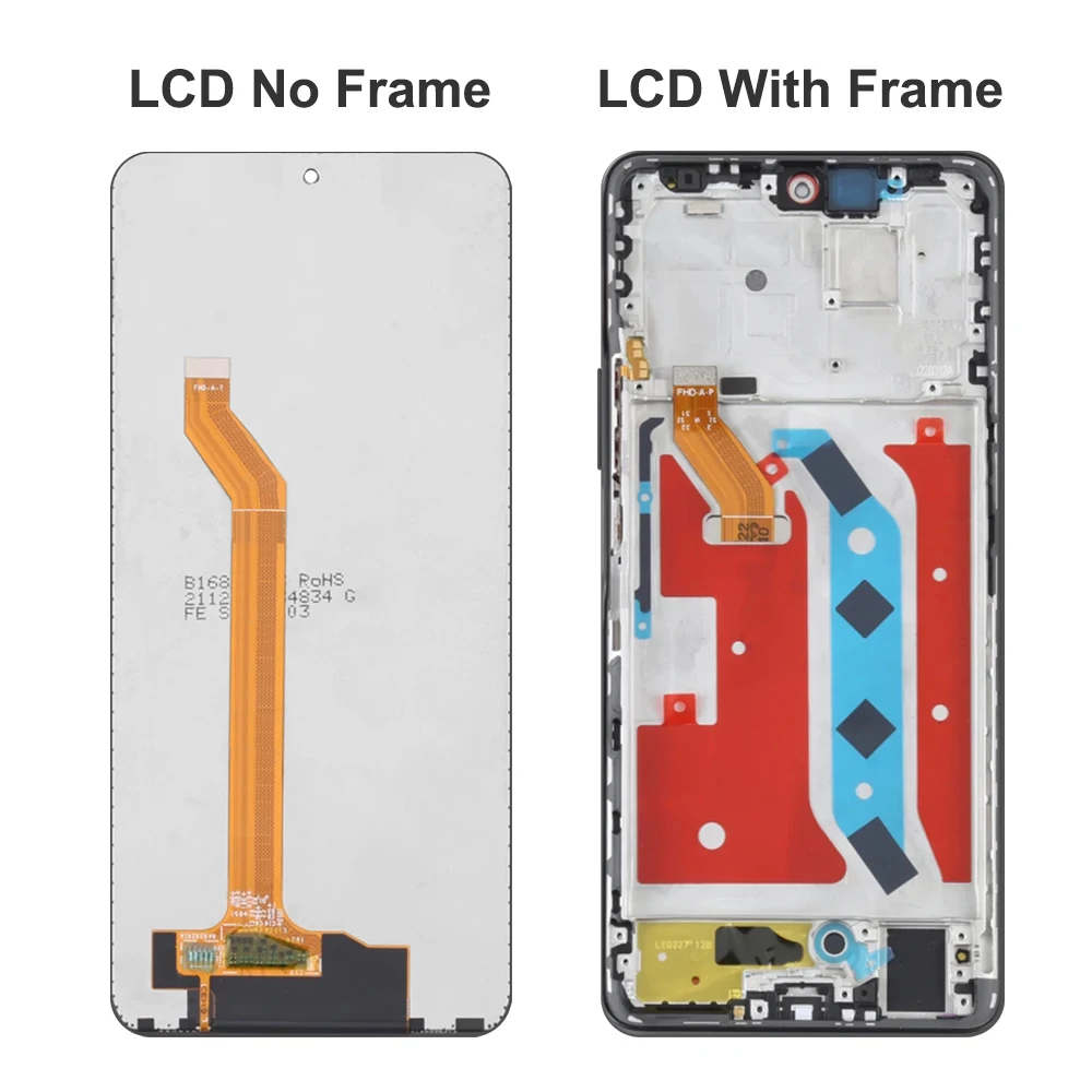 6.81\'\' Tested Display For Magic4 Lite LCD ANY-LX1/2/3 Display Screen Touch Digitizer For Honor Magic 4 Lite Display Replacement