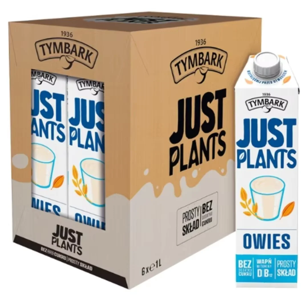 Tymbark Just Plants Napój owies 1 l x 6 sztuk