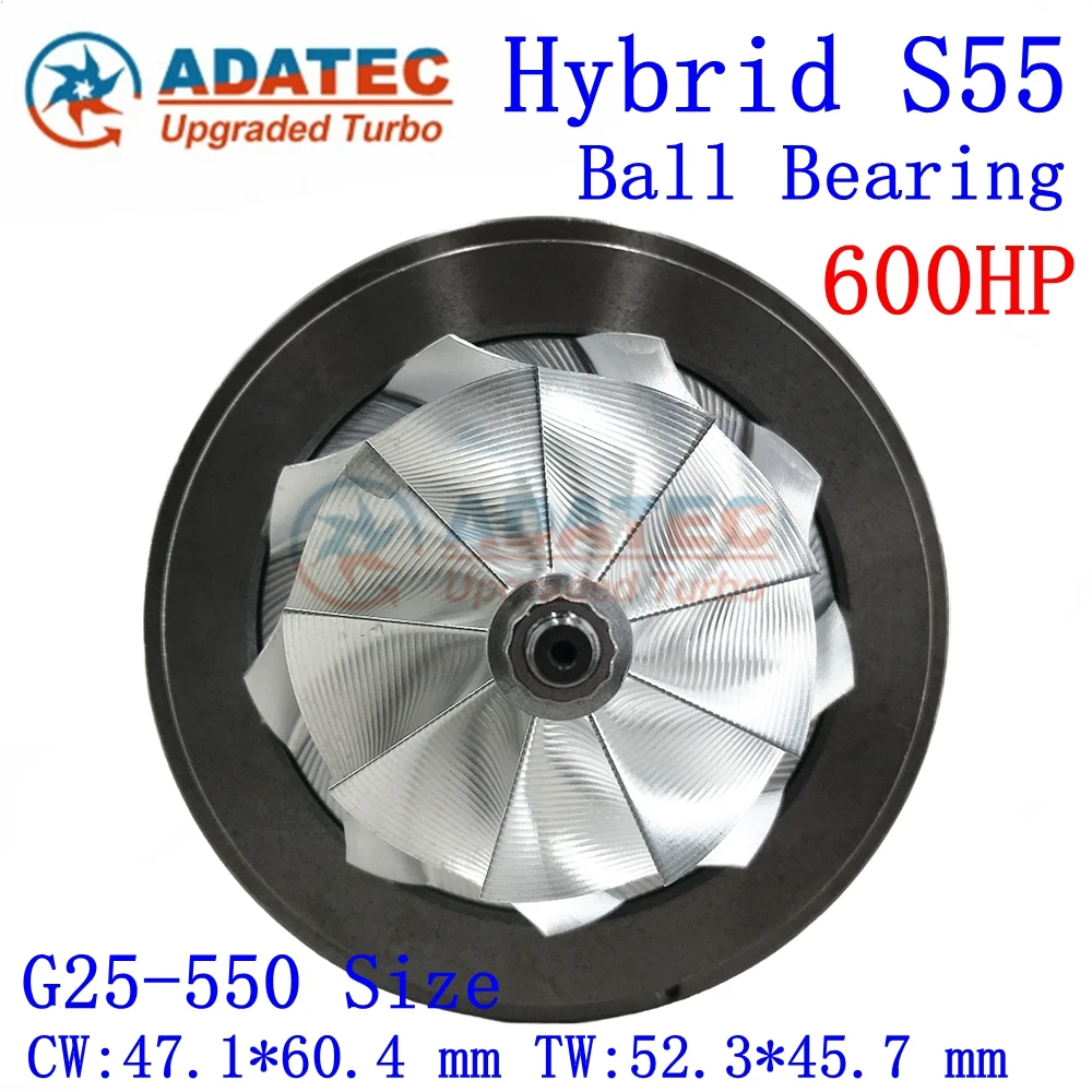 

Hybrid S55 Turbo Cartridge G25-550 600HP TF035HL 49335-02000 49335-02001 49335-02050 Turbine CHRA for BMW 4 Coupe F32, F82 M4 2