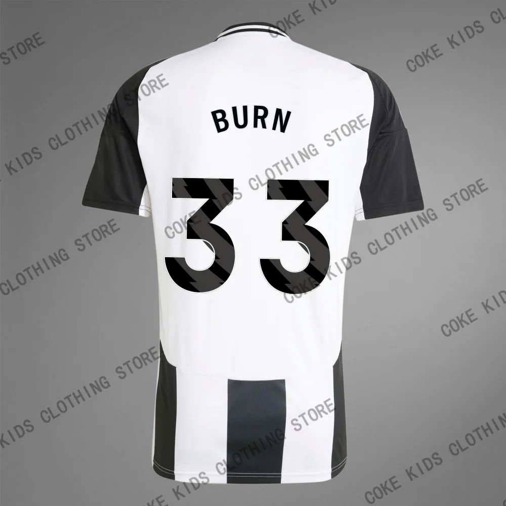 24/25 New Newcastle Burn no 33 football Jersey 3d print  For Adults Kids Teenager Soccer Sports Tees Quick-Drying Tops Clothing