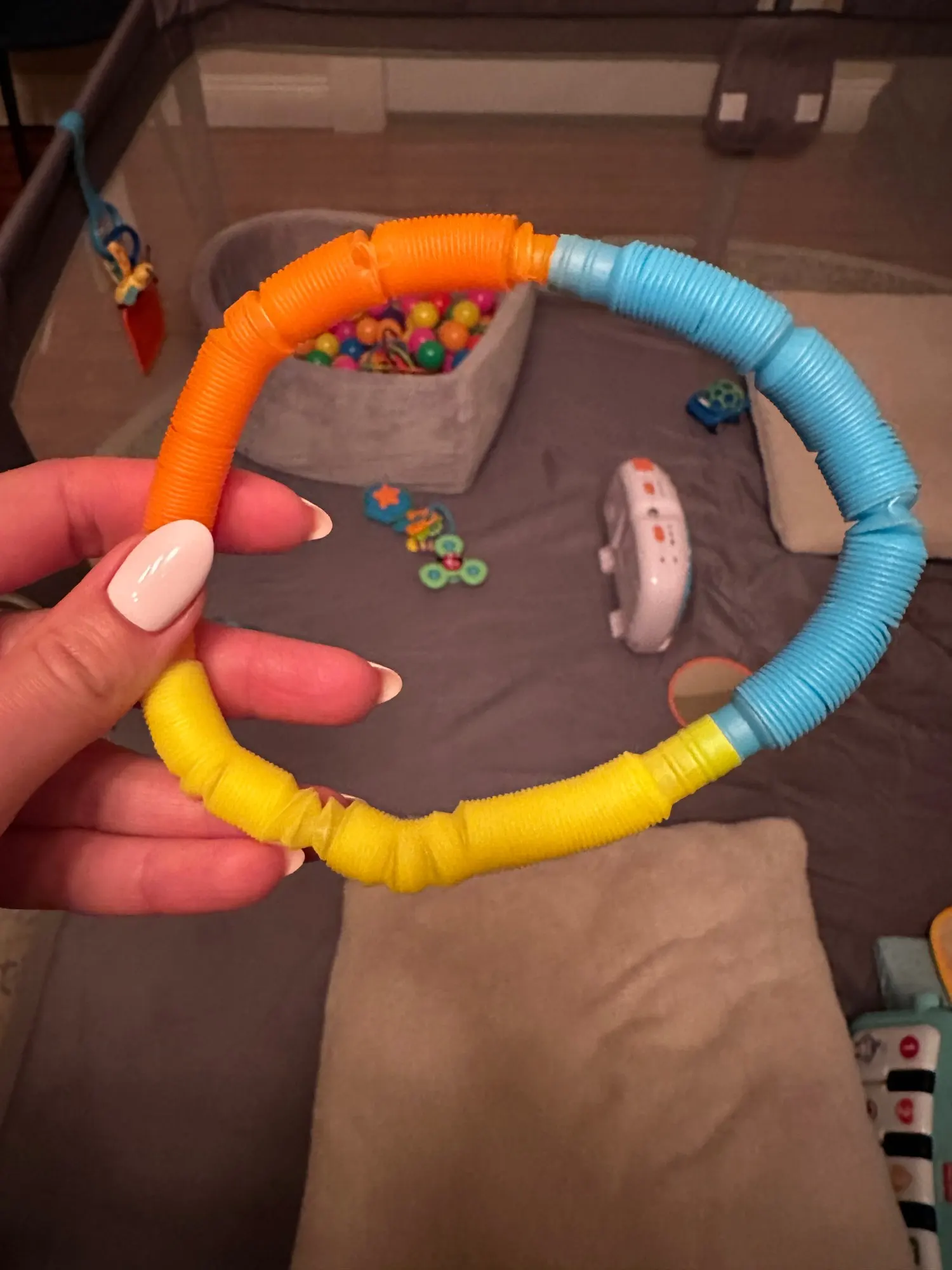 10-30PCS Colorful Telescopic Tubes Fidget Toys Plastic Sensory Pop Tubes Stress Relief Toys Adults Decompression Kids Toys Gifts photo review