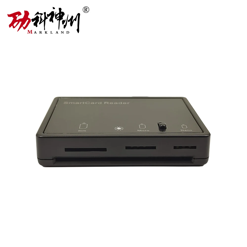 Il lettore/scrittore di schede SIM professionale MCR3516 supporta tutte le dimensioni delle schede SIM: Standard, Mini-SIM, Micro-SIM e Nano-SIM