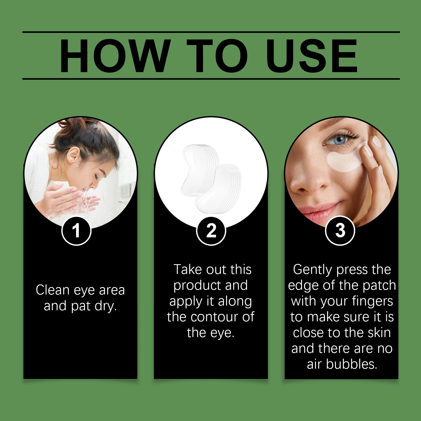 Viareline Centella Eye Mask Deeply Moisturizing Remove Wrinkles Improve Skin Texture Tightening Lifting Soothing Eye Care Mask_voghion.com