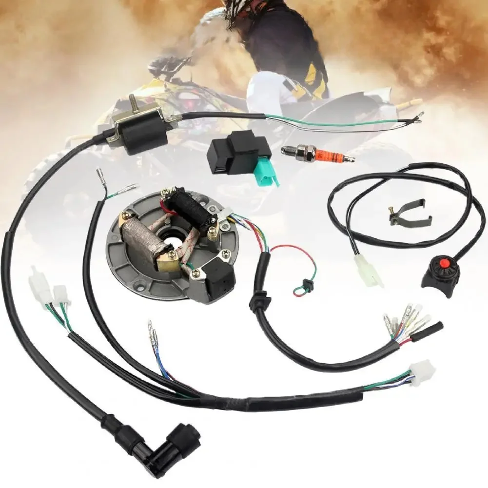 AliExpress 1 Set Ignition Stator High Density Wiring Harness Ignition Coil Magnetoes Stator for 50cc 70cc 110cc 125cc 4 Stroke Dirt Bike