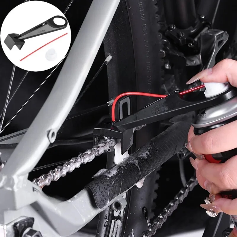 AliExpress Bike Motorcycle Chain Oiler Spray with No Mess Gear Wax and Easy Cleaner Attachment for Smooth Chain Maintenance and Lubrication