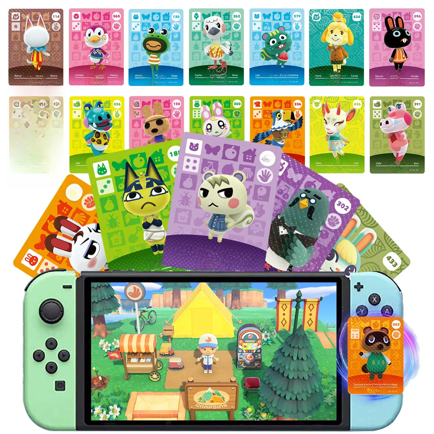 Animal Crossing Amiibo Card, Hot Game, New Horizons, Vários Pins bonitos, NS Switch, 3DS, Game Set,