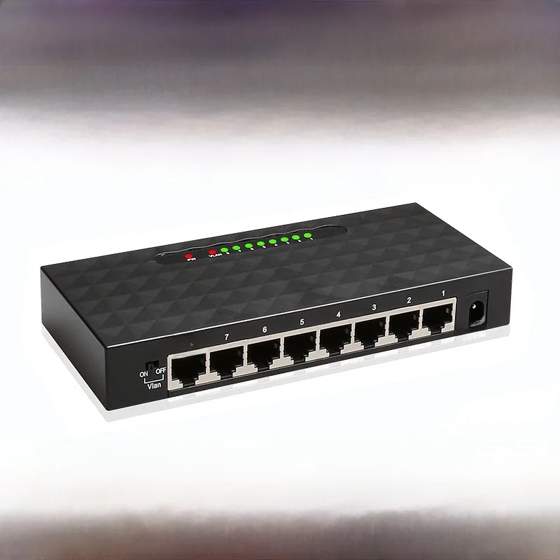 5 8 Port 1000 Mbit/s Gigabit Netzwerk-Switch Ethernet Smart Switcher Hochleistungs-RJ45-Hub-Internet-Splitter