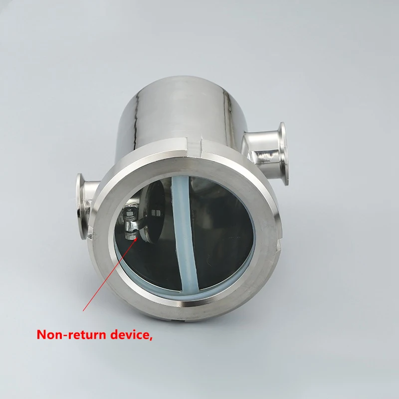 Air blocker device partition sanitary anti-backflow floor drain clean type SS304/SS316L