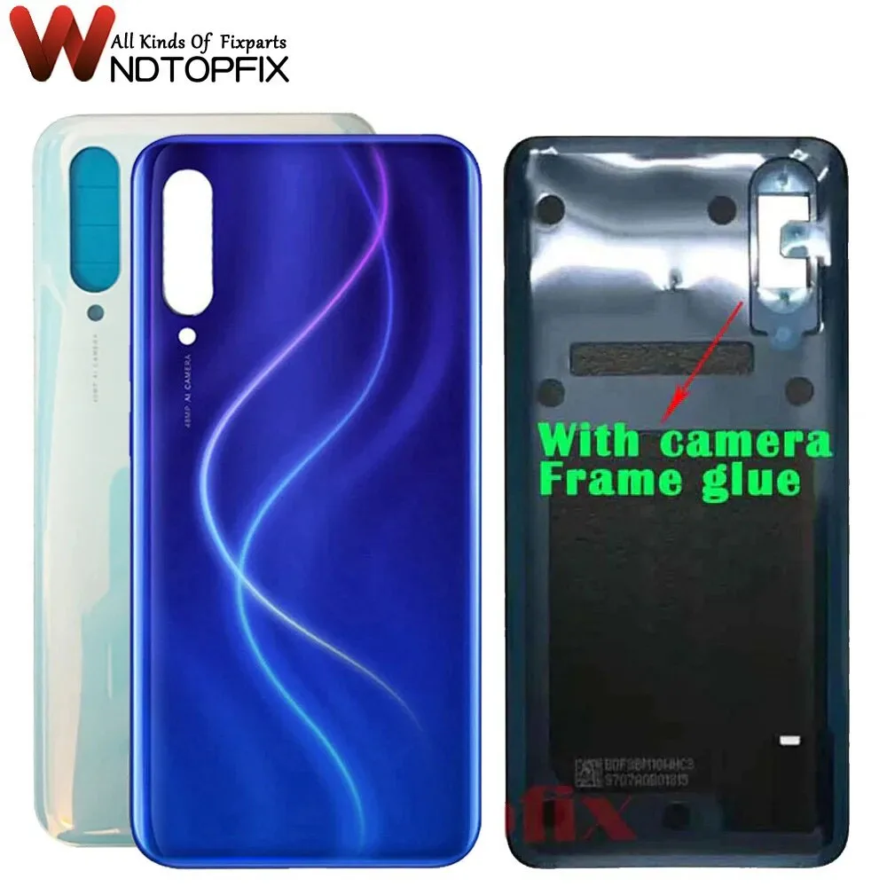 New For Xiaomi Mi CC9 Mi 9 Lite Battery Cover Back Glass Housing Back Case Backshell For Xiaomi Mi CC9E Mi A3 Back Battery Cover