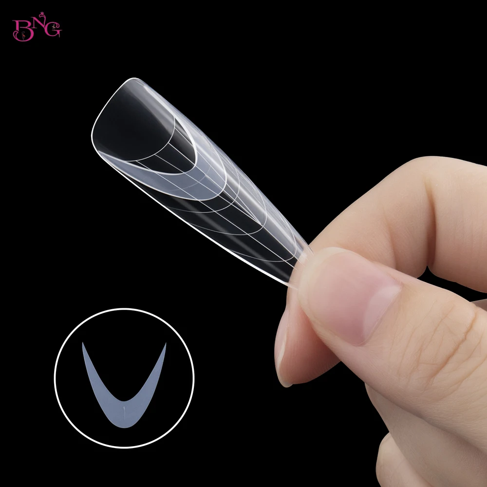 BNG 24 Stück Dual Forms French Silikon-Pads Form Schnell French Line Guides Nagelform Duet System Weiche Wiederverwendbare Aufkleber 9 Typen – Detail 10