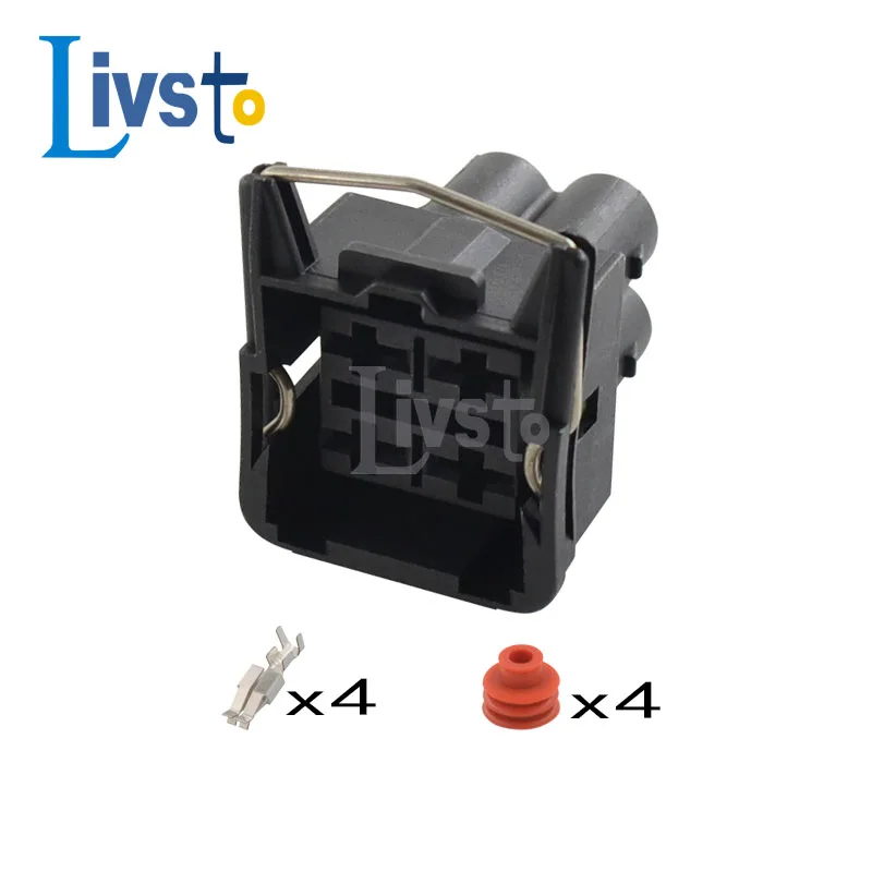 

4 Pin Female Waterproof Auto Connector 6.3 Series with Terminals DJ70454-6.3-21 357941165