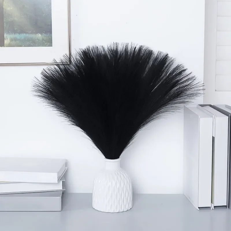 Image of 10 30PCS/lot Artificial Flowers Fluffy Pampas Grass Bouquet for Wedding Home Party Vase Decoration Boho Fake Plant Reed Flowers