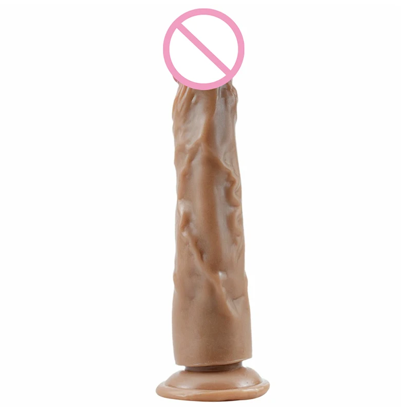 23*4cm Soft PVC No Testis Dildo Realistic Penis Fake Dick Masturbation Wand Women Masturbator Sex Toys for Vagina Anal Sexshop