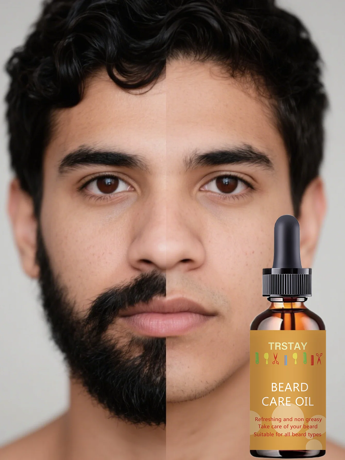 Nourishing Beard Essential Oil with Natural Ingredients for Smooth Soft Healthy Beard Care Perfect Gift for Boyfriend Husband Da - Image 2