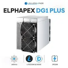 МА КУПИТЬ 2 ПОЛУЧИ 1 БЕСПЛАТНО Elphapex Dg1 Plus 14400 МГц/с 3950 Вт Dogecoin Litecoin Miner Scrypt Miner с воздушным охлаждением