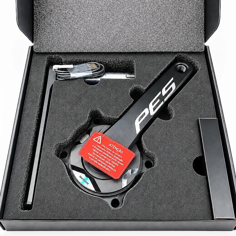 Magene PES P515 Spider Power Meter Crankset 1% Accuracy 110BCD 4-Bolt 24mm Steel Spindle ANT+ Bluetooth Road Bike Crank - view 6