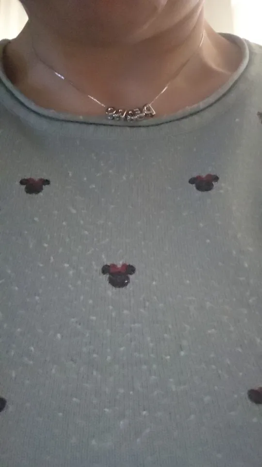 Collier Francesca - Lettre 3D Bubble
