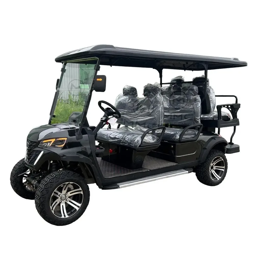NEW  Best Off-road Golf Carts - 2,4,6 Seater Electric 4 Places Electric Cart with Adjustable Speed
