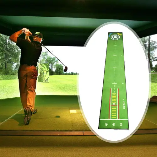 Imagen 2 del producto Estera de Golf plegable para entrenamiento de Golf, detección de práctica, accesorios de Golf ligeros para golfista, parque, hogar y oficina