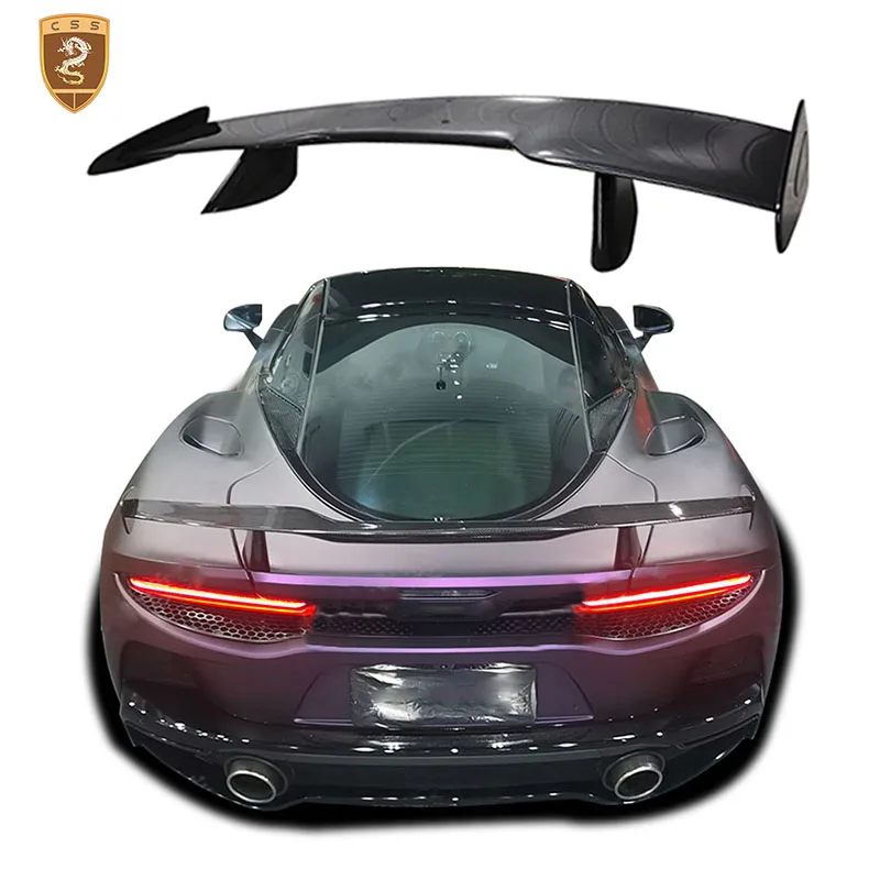 

Free Shipping MSO Style Rear Truck Wing Lid For McLaren GT High Quality Carbon Fiber Racing Spolier Lip Exterior Moulding Kits
