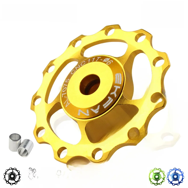 AliExpress EKfan 11T MTB Bicycle Rear Derailleur Pulley Jockey Wheel Aluminum Alloy Road Bike Guide Roller Idler Part